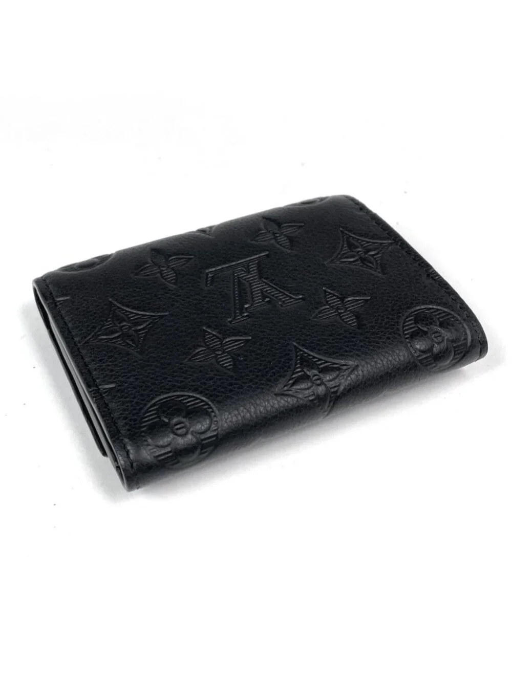 Louis Vuitton Victor Wallet Monogram Shadow Leather Noir